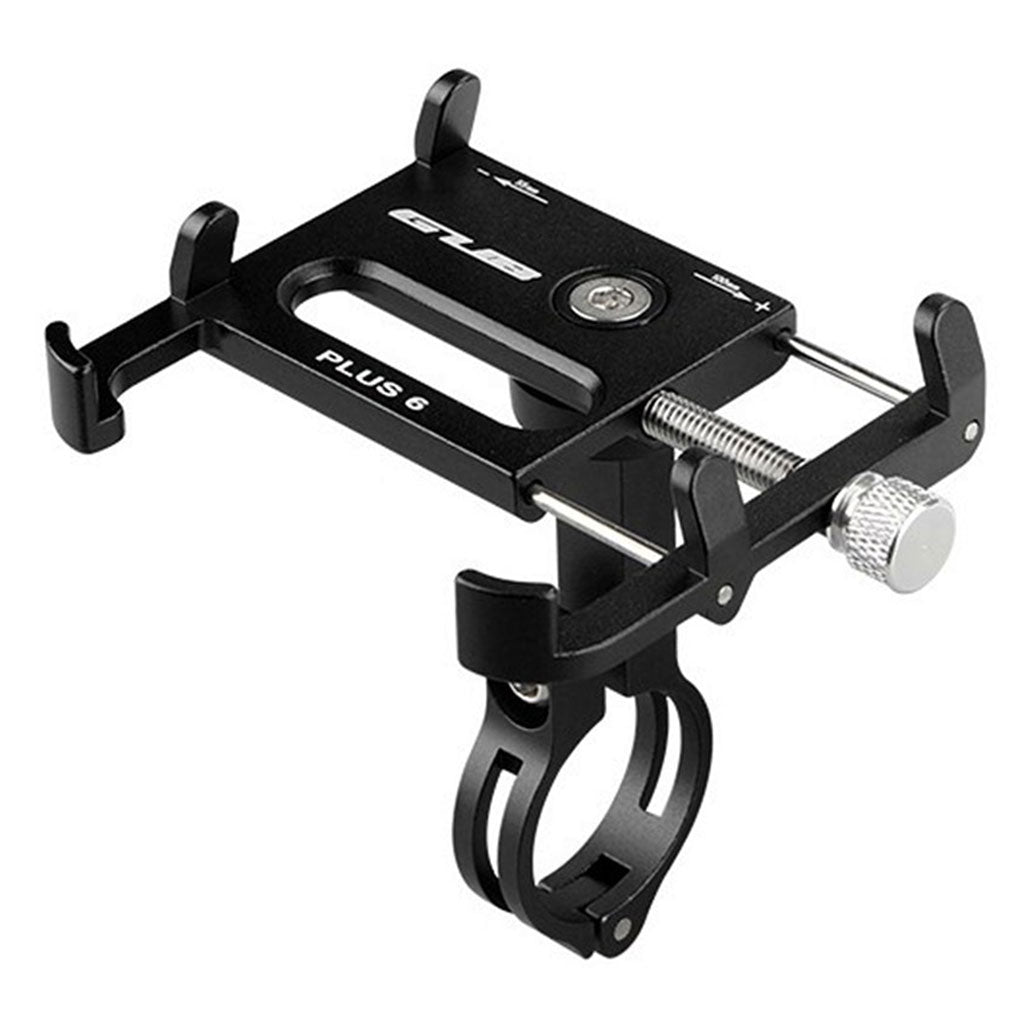 GUB PLUS 6 Aluminum Fahrrad Montieren Telefonhalter - Schwarz